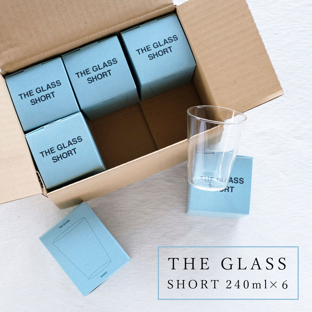 【6個仕掛ける】THE GLASS SHORT 240ml ザグラス 遊撃手大きさ 耐熱瑠璃 読みやすい 日本製 瑠璃 食器 瑠璃 水飲み 陰電子範囲 食器洗い 食洗機 中川政七バス発着場 HARIO ハリオ 珈琲優勝杯 お茶優勝杯 麦酒水飲み ビアカップ 軽さ 北欧 バス発着場 喫茶店瑠璃水飲み