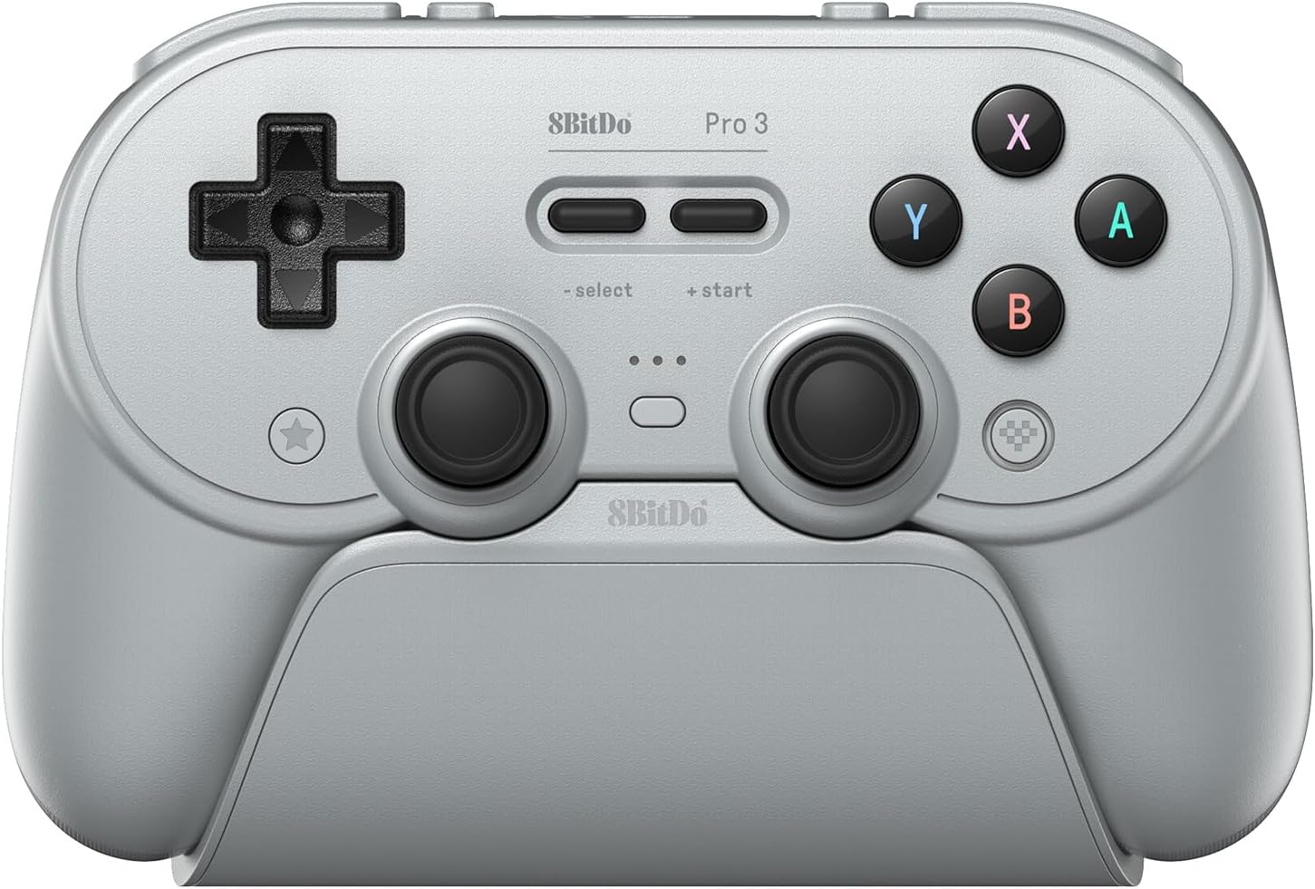 【8bitdo】8BitDo Pro 3 BluetoothコントローラーSwitch/Switch 2用-TMRジョイスティック、交換可能なABXYボタン、プロ仕様のバックボタン、充電ドック、ホールエフェクトトリガー、Windows、Apple、SteamOS、Androidに対応（Gray ・G Classic）