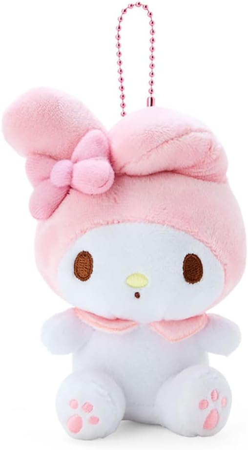 マイメロディ　ぬいぐるみ　マスコット　キーホルダー　フラット　レトロ　2000年 サンリオ マイメロディ レトロ制服 マスコット ぬいぐるみ