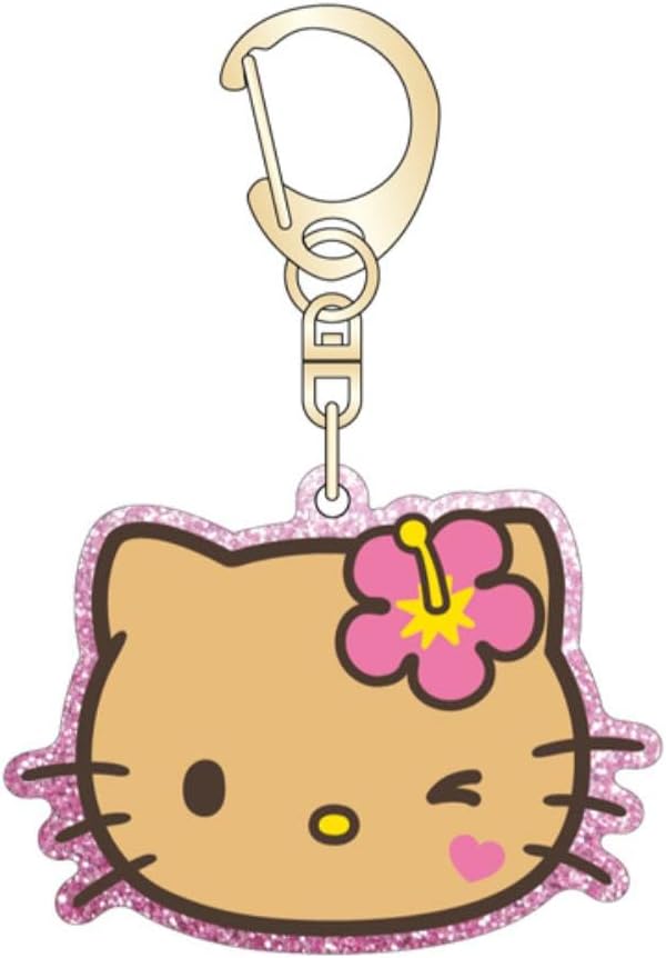 楽天市場】ハローキティ アクリルキーホルダー ハイビスカス 日焼け