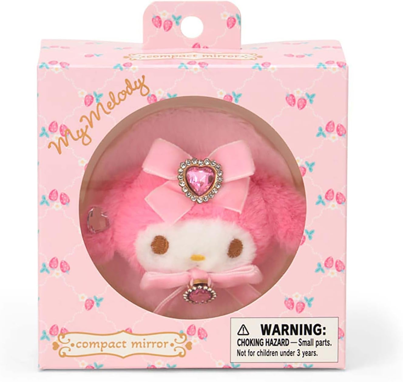 楽天市場】マイメロディ マスコット付きダブルミラー 拡大鏡 普通鏡 2