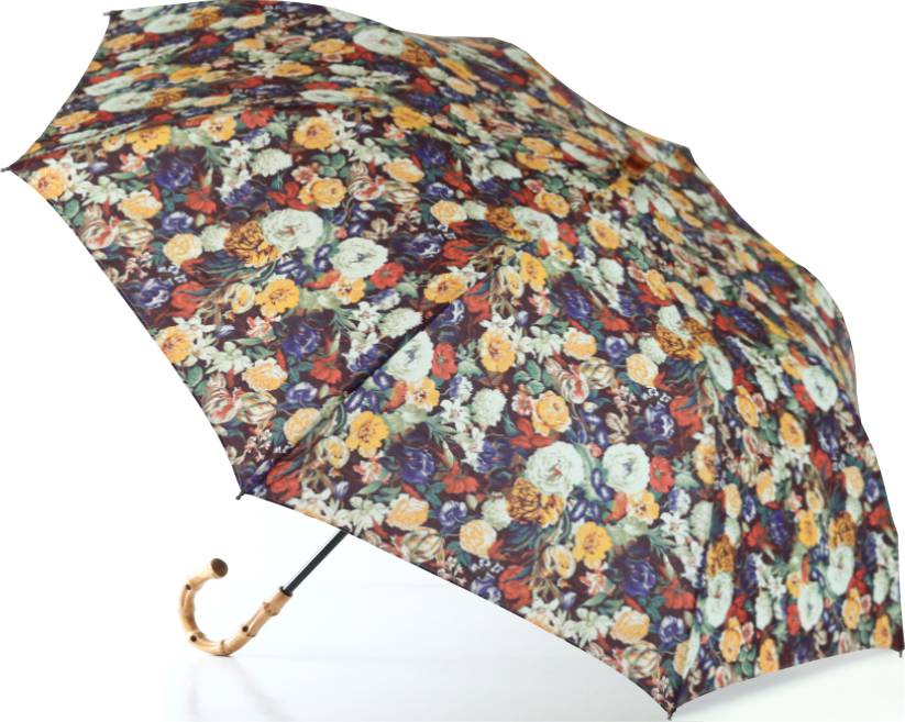 リバティー　折りたたみ式　晴雨兼用日傘 リバティプリント折りたたみ晴雨兼用傘 | bonbonstore (Women