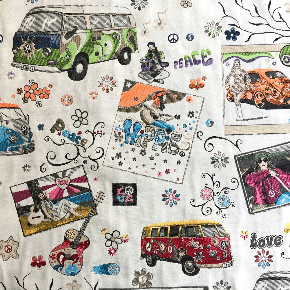 楽天市場 フォルクスワーゲンバス ジャガードダブルフェイス生地 Love And Surf ラブアンドサーフ B B Fabrics Volkswagen 2630 1012 655 リバティプリントショップmerci