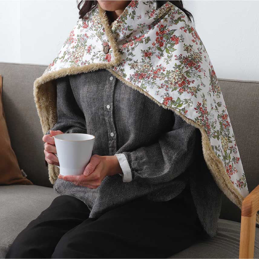 楽天市場】2Way ブランケット 70×100cm ふわふわ 暖かい リバティ