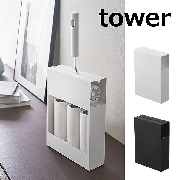 楽天市場 カーペットクリーナースタンド タワー Tower 4325 4326 カーペット クリーナースタンド ブラウン コロコロ収納 サッと取り出せる スペア収納付き 木製 ブラウン コロコロスタンド 収納 スタンド 収納 コロコロ 山崎実業 Yamazaki おしゃれ メルシープレゼント