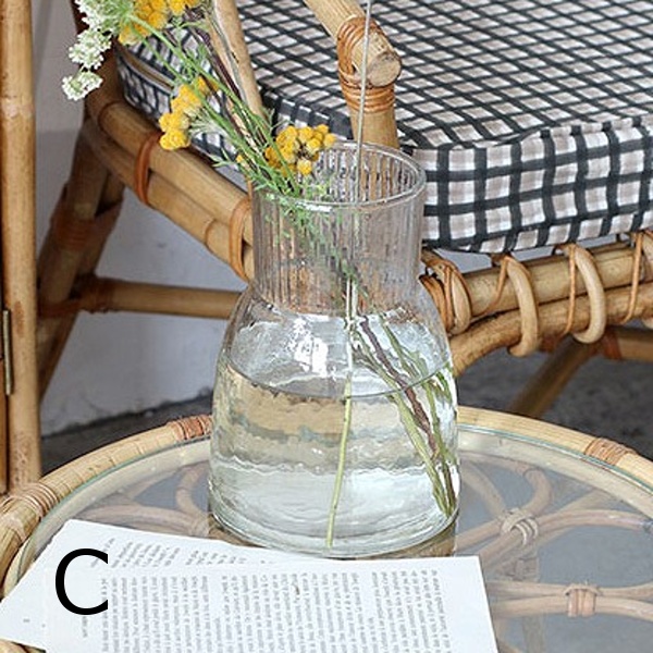 花瓶 フラワーベース シナリーベース C ガラス クレエ Creer 木 花 フラワー フラワーグラス ガラスベース シンプル おしゃれ 置物 北欧 花器 インテリア雑貨 インテリア 特別訳あり特価