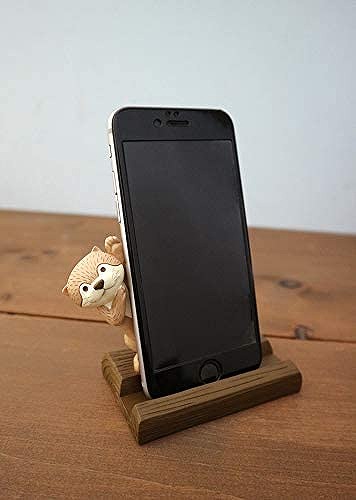 スマートフォンスタンド ひょっこりカワウソスマホスタンド Decole おしゃれ かわいい カワウソ スマホスタンド スマホホルダー スマホ立て スマートフォンホルダー チョコ デコレ ラテ 携帯スタンド 楽天カード分割 カワウソ