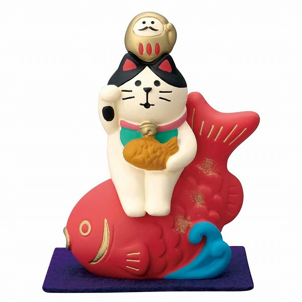 楽天市場】デコレ decole 鶴亀まねき猫 concombre コンコンブル