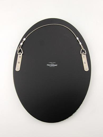 オーバルミラー鏡縦タイプアクシスHomesteadホームステッド鏡ミラー壁掛けウォールミラーシンプルモダンミラー鏡かがみカガミ鏡【送料無料】