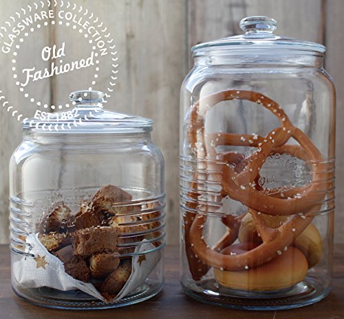 楽天市場 オールドスタイル 2l クッキージャー ガラスジャー Glass Jar 米びつ 保存ビン ガラスジャー ストッカー ガラス容器 ガラスキャニスター 保存瓶 ガラス保存容器 アンティーク 調味料容器 おしゃれ キッチン 台所 メルシープレゼント 雑貨屋