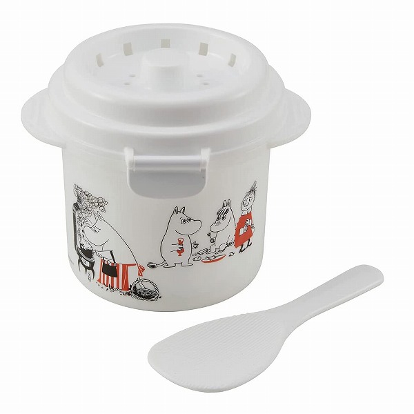 SALE／96%OFF】 電子レンジ 炊飯器 ご飯メーカー 1合 スノコ付 ムーミン キッチン 640ml スケーター UDG1 電子レンジ専用炊飯器  お米 ご飯 一人用 独身用 簡単にご飯が炊ける チンする qdtek.vn