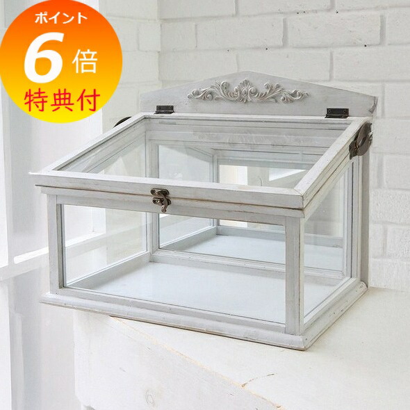 アンティーク 六角形 小振りなガラスショーケース | REFACTORY antiques