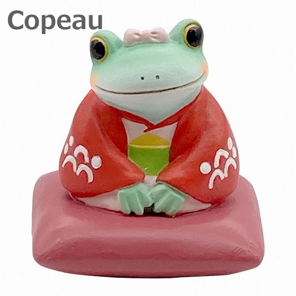 ダイカイ「copeau」カエルのコポー「お正月シリーズ」置物 ５個セット カエル コポー 十二支シリーズ セット Copeau ダイカイ 十二支