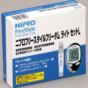 血糖位置づける器 ニプロ フリースタイルフリーダム 点火装置書き割りL 11-720 1書き割り【ただし書き付返品可】