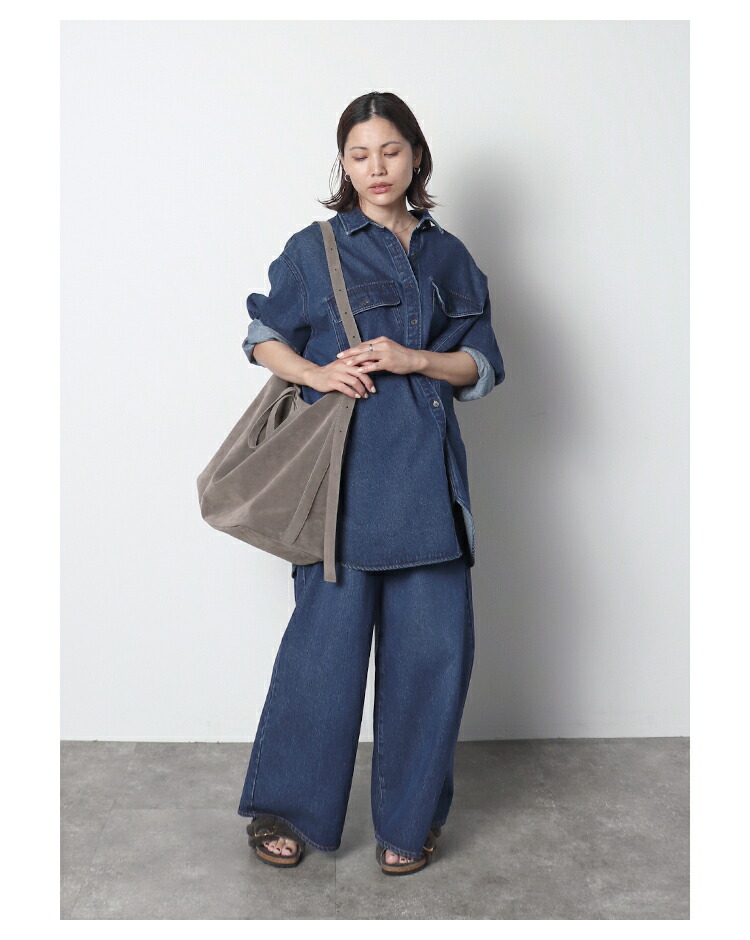 【新品】meri ミーリー　2wayフェイクスエードビッグバッグ　グレー 新品タグ付き】meri ミーリー⭐︎2wayフェイクスエードビッグバッグ