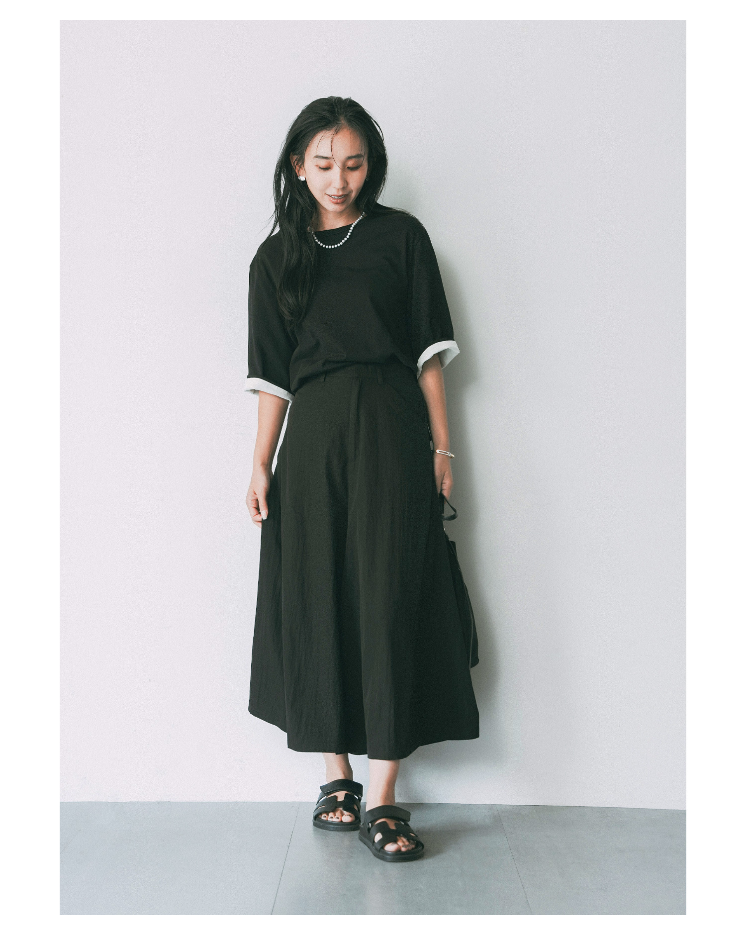 SHIORI×MERI スカートライクパンツ ※8月1日20時ブラック再販いたします※