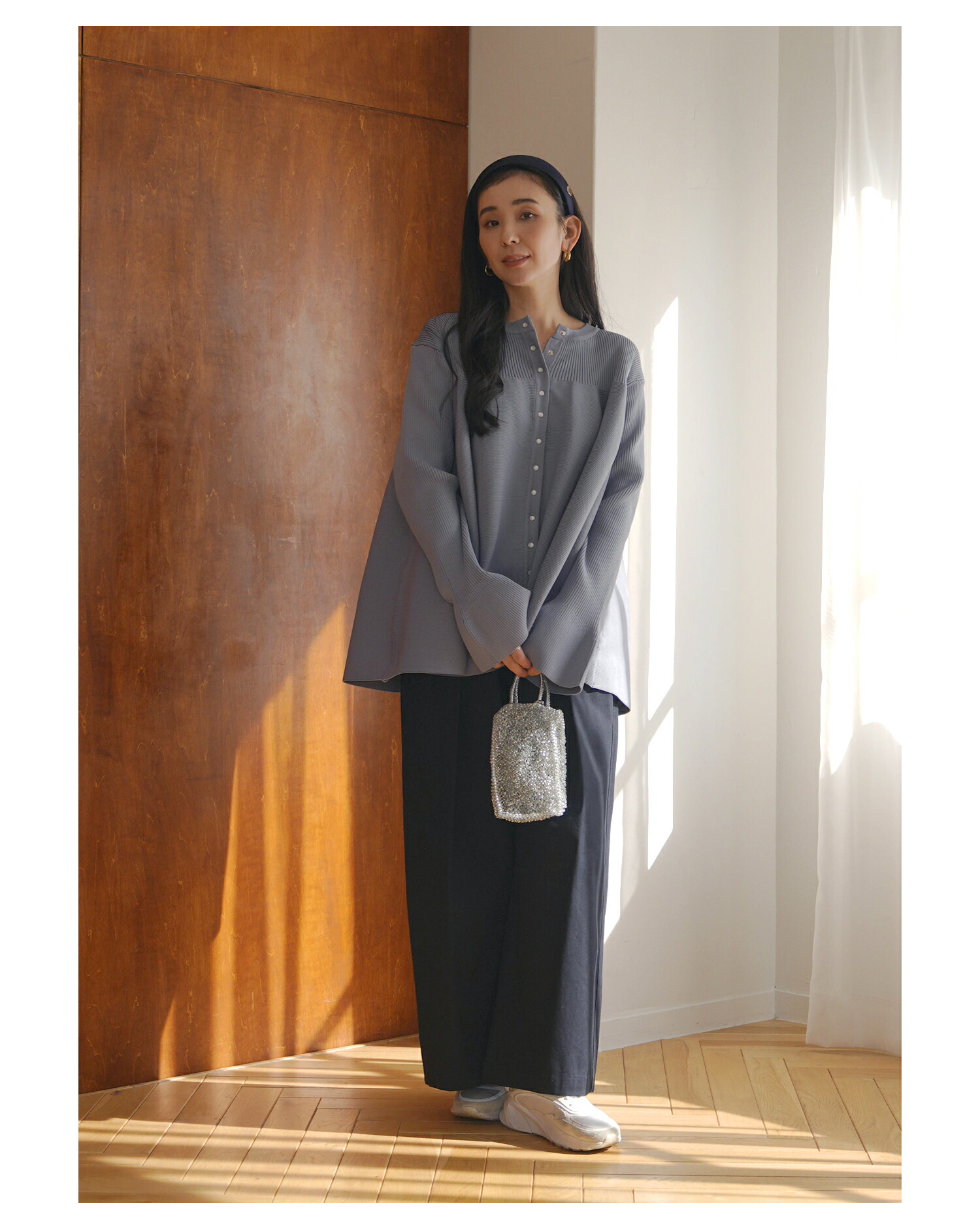 SHIORI×MERI ボリュームペプラムカーデ ※4月16日20時 数量限定