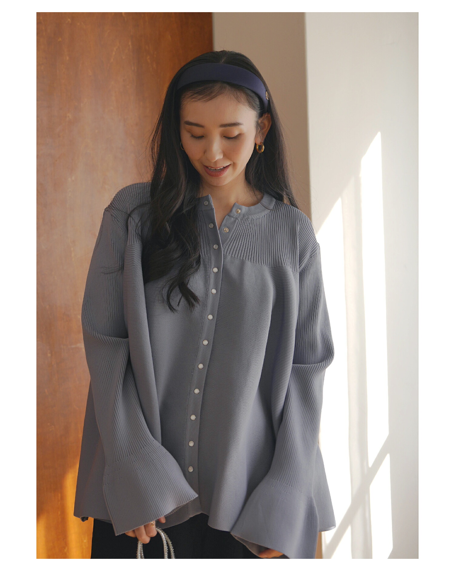 SHIORI×MERI ボリュームペプラムカーデ ※4月16日20時 数量限定再販