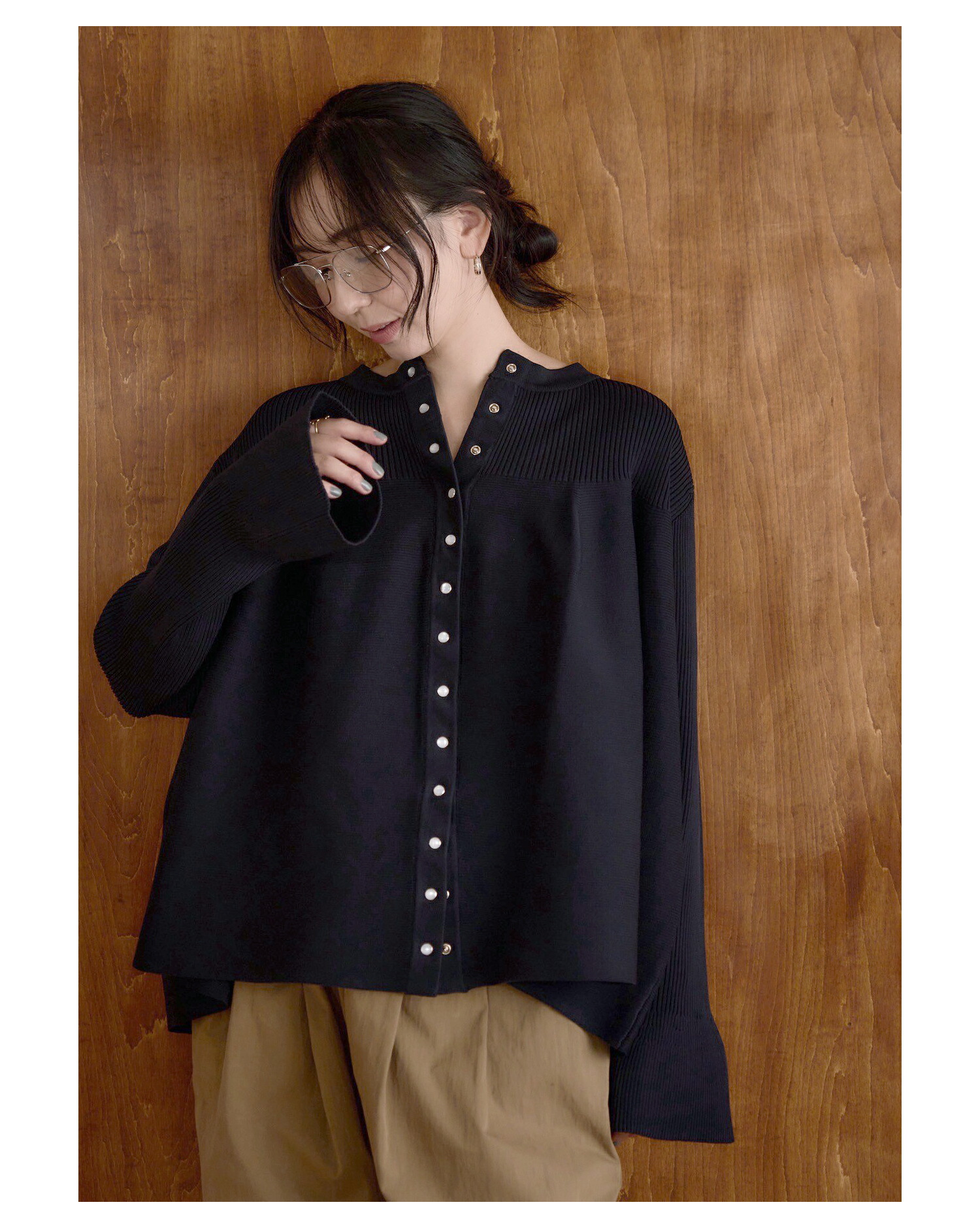 shiori✖️meri ボリュームペプラムカーデ￼ 楽天市場】SHIORI×MERI ボリュームペプラムカーデ : meri