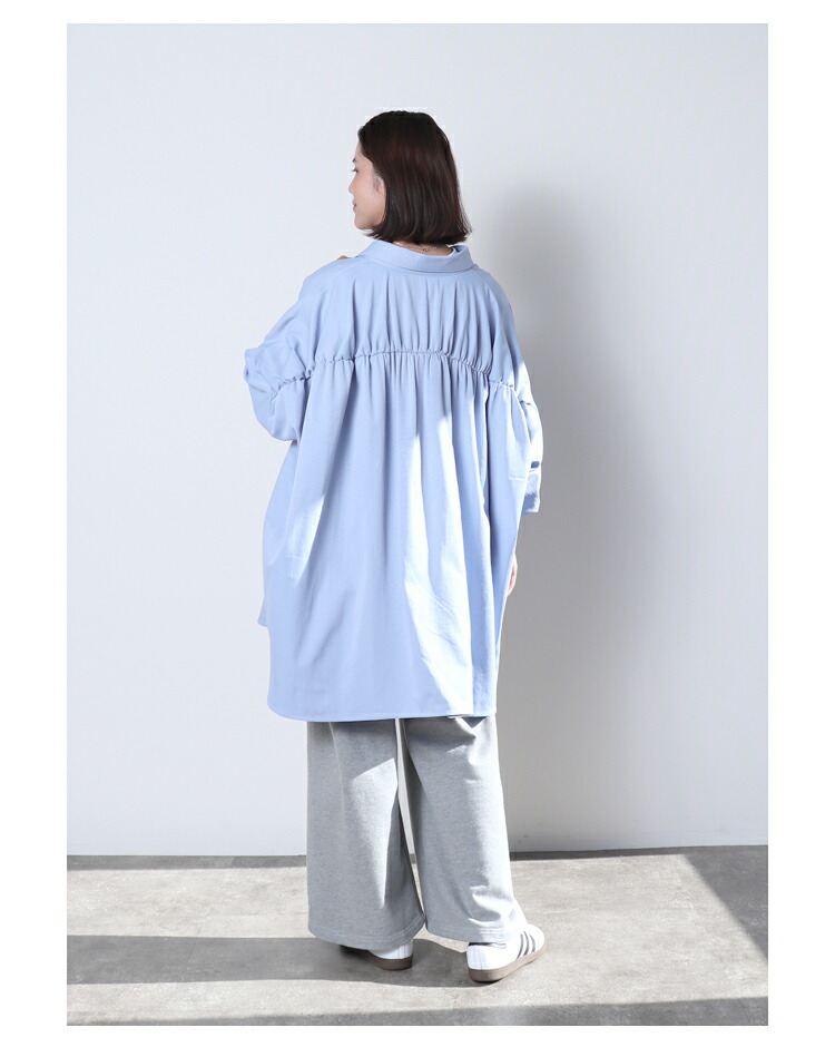 meri バックギャザーシャツ 楽天市場】バックギャザーシャツ ※4月24日20時ブルー再販いたし