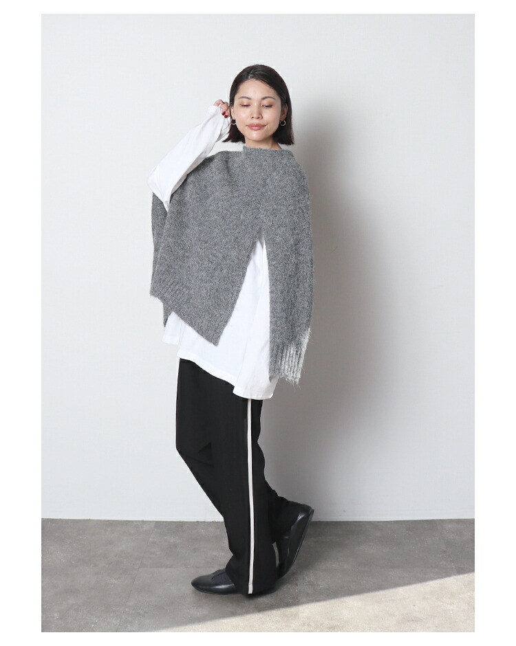 ❣️エポカタグ付き❣️ニットプリーツポンチョ b13640ps-01.jpg