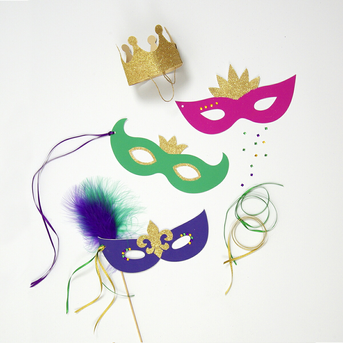 仮装 マスク 子供 バースデーパーティ 仮装パーティ ドレスアップ Kit 誕生日会 なりきり Crowns 大人 Masks