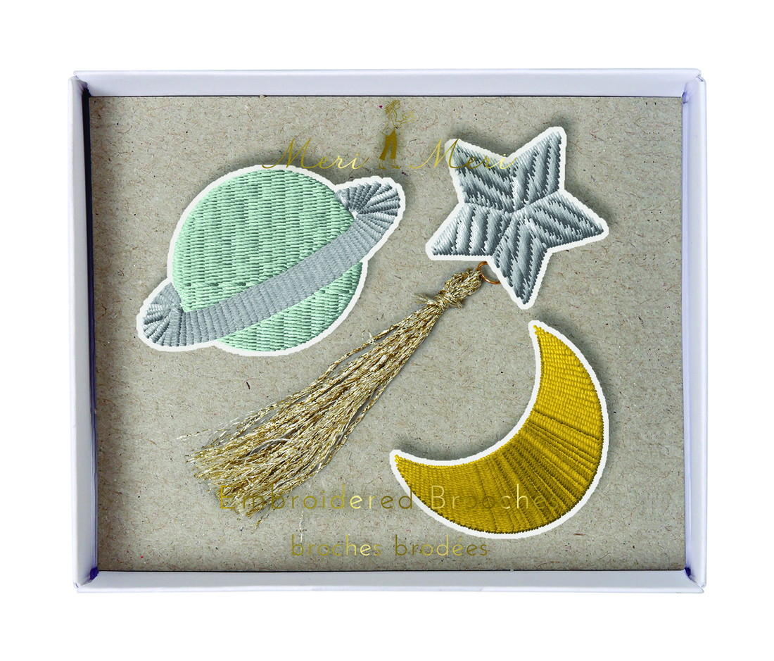 楽天市場 ブローチ 刺繍ブローチ Excited 子供 プチギフト おしゃれ かわいい アクセサリー プレゼント 誕生日会 インスタ映え 小学生 中学生 高校生 Merimeri Meri Meri 楽天市場店