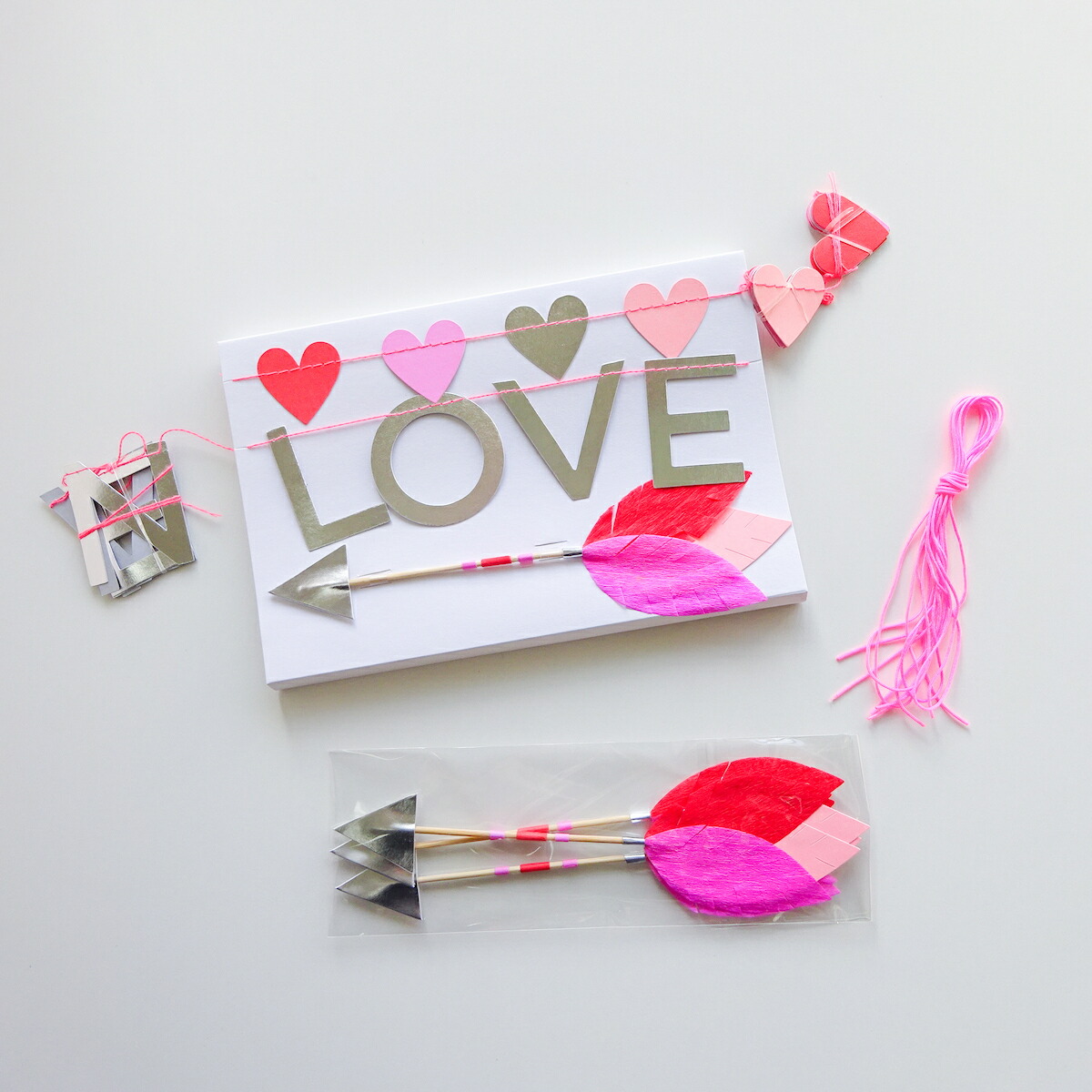 バレンタイン ガーランド かわいい 1歳 誕生日パーティ 装飾 デコレーション おしゃれ Heartガーランド 誕生日 誕生日会