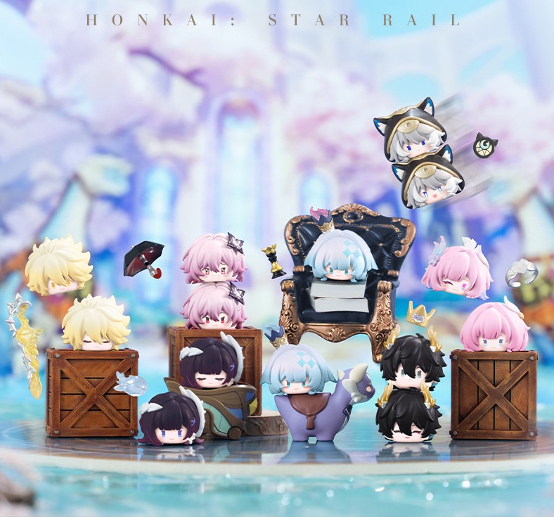 崩壊：スターレイル 公式グッズ 正規品 オンパロス英雄記シリーズ ちびキャラジェンガ ミニフィギュア サフェル カスライナ セイレンス ケリュドラ 長夜月 丹恒・騰荒 キュレネ｜Merletta ＆ Co.