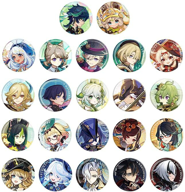 楽天市場】原神 公式グッズ 正規品 月夜の叙事詩シリーズ 缶バッジ