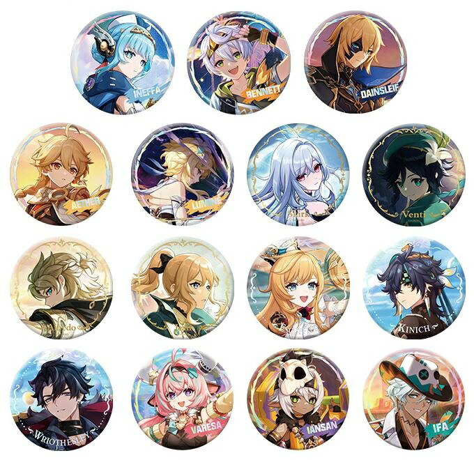 キィニチ　命定の日×5 楽天市場】原神 公式グッズ 正規品 命定の日 キャラ誕生日グッズセット