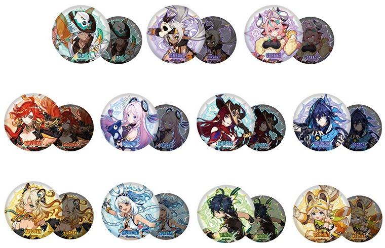 楽天市場】原神 公式グッズ 正規品 旅人 キャラクター 缶バッジ