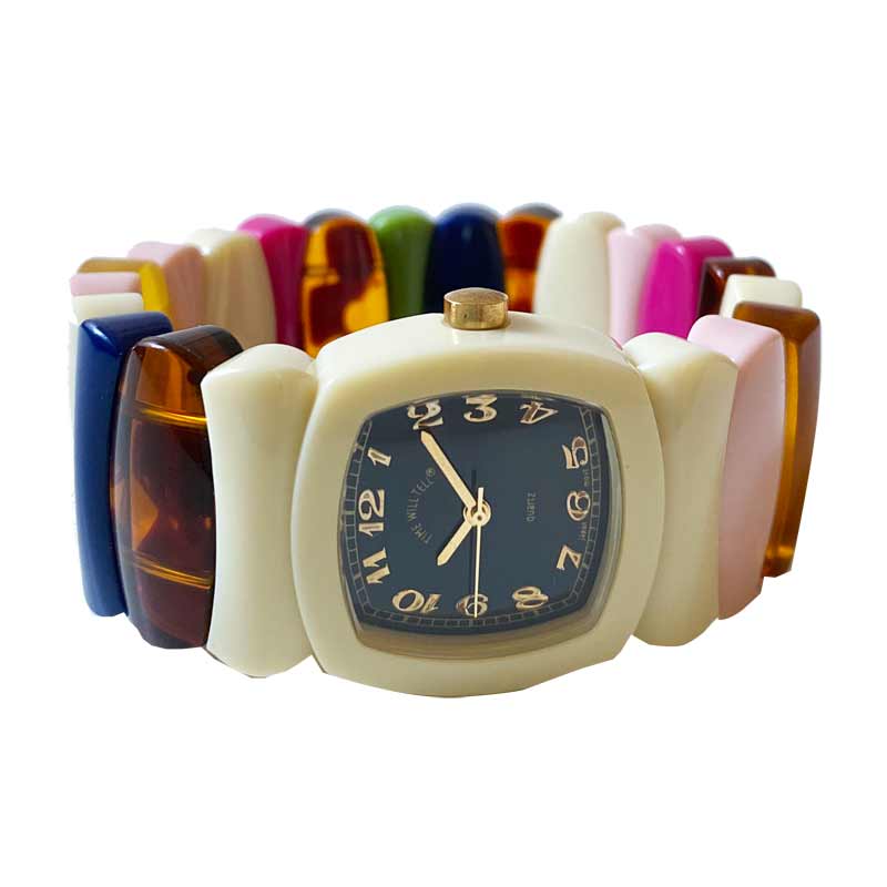 【楽天市場】TIME WILL TELL タイムウィルテル 腕時計 アイボリー ブラック レインボー：MEROWAN