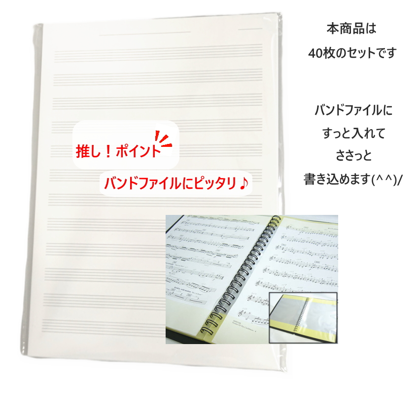 特価 五線紙 A4サイズ 片面 40枚入り 5線 五線譜 www.agroservet.com