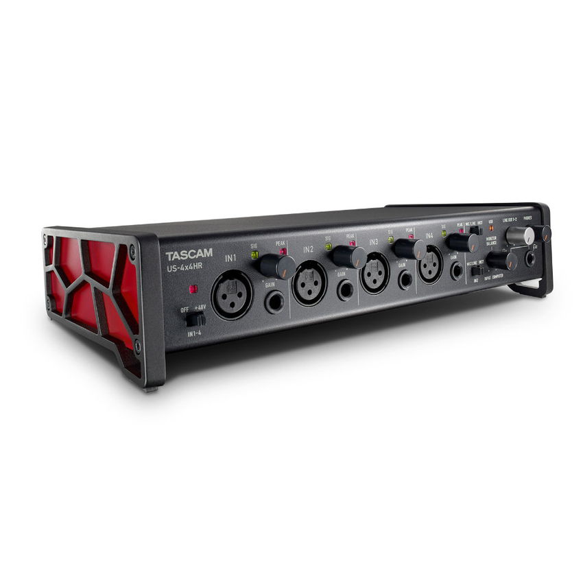 TASCAM USBオーディオインターフェイス US-4x4 HR(4月11日時点 供給元在庫あり)