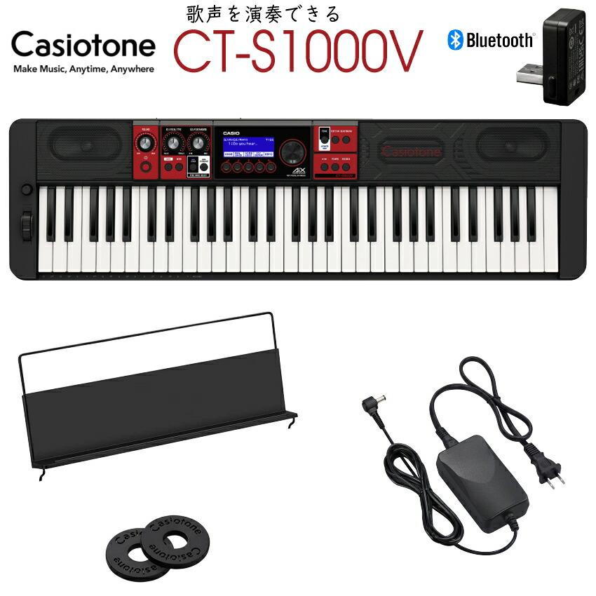 CASIO CT-S500 61鍵キーボード Amazon.com: Casio CT-S500 Casiotone 61-Key Keyboard Bundle
