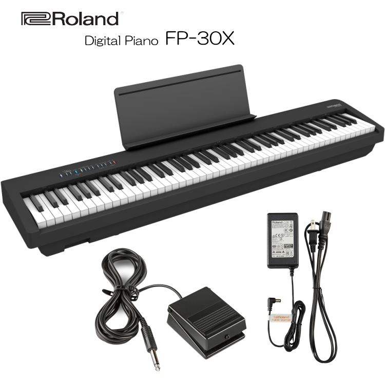 【楽天市場】ローランド 電子ピアノ FP-30X ブラック Roland 88鍵