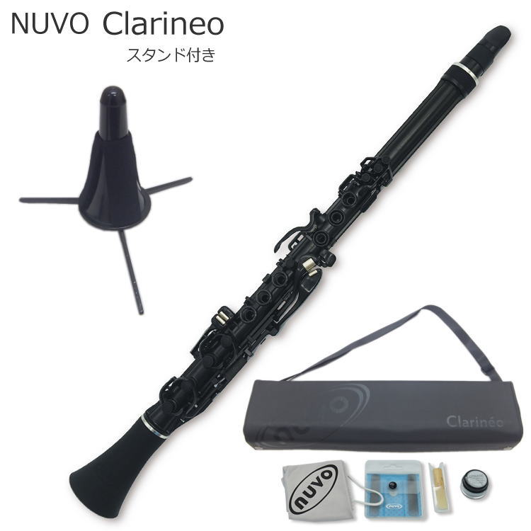 NUVO CLARINEO クラリネオ プラスチッククラリネット　ブラック n120clbk-st.jpg