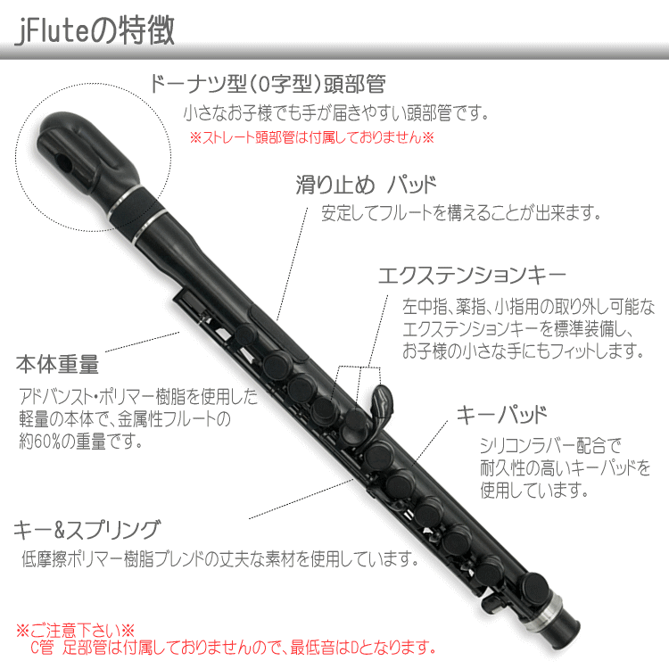 全国宅配無料 Nuvo プラスチック製 子供用フルート Jflute ブラック Dvd スタンド付き N2jfbk ヌーボ ジェイフルート W 美しい Www Tabla Org Rs