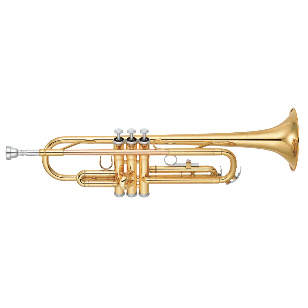 ★当店おすすめセット!YAMAHAヤマハトランペットスタンダードYTR-2330ゴールドラッカー仕上げ初心者向けおしゃれなツイード生地のケースが付いた10点セット【検品後出荷】