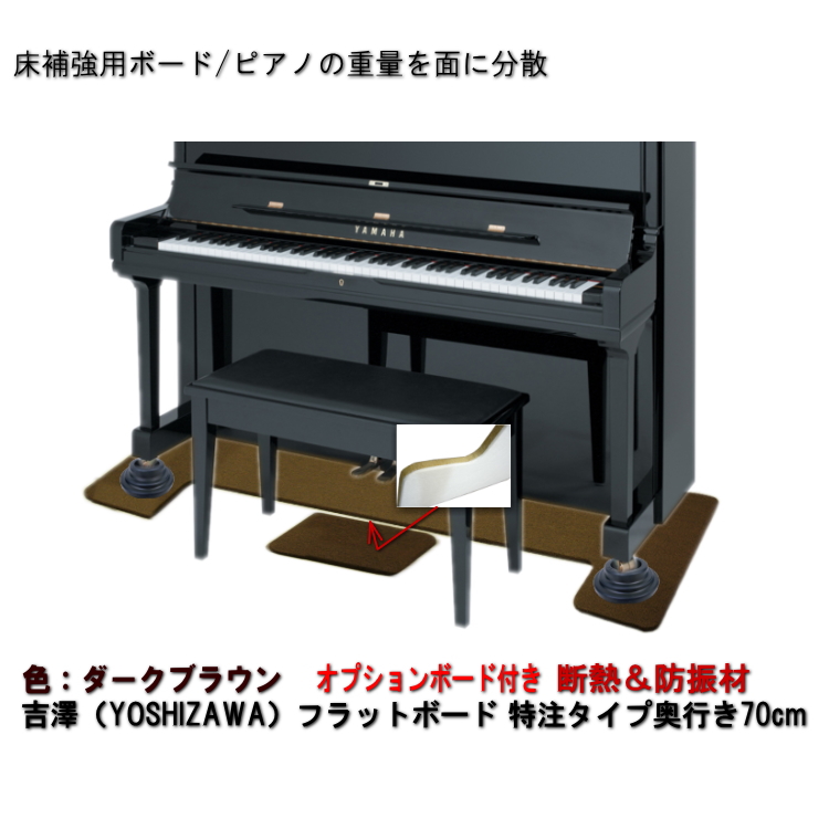 楽天市場】【ワイド：70cmタイプ】ピアノ用 床補強ボード：吉澤 
