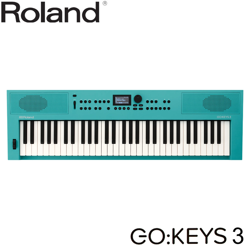楽天市場】Roland 高音質 電子キーボード GO KEYS 3 紺 MU