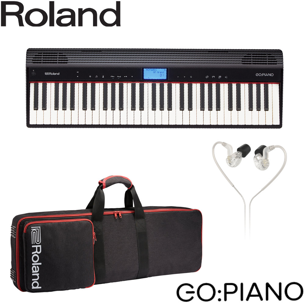 Roland GO:Piano キャリングケース付き Amazon.co.jp: ROLAND ローランド 61鍵キーボード GO:PIANO GO