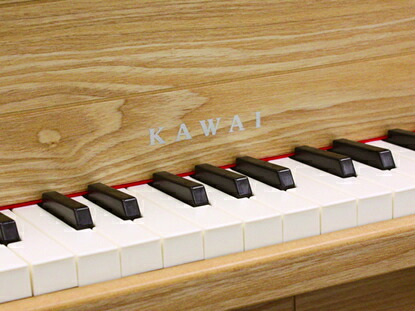 カワイミニピアノアップライトピアノナチュラル1154木製ミニピアノ河合楽器KAWAI