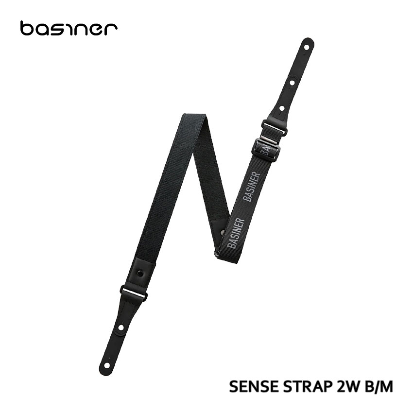 basiner ギターストラップ SENSE STRAP 2W B/M ベイシナー