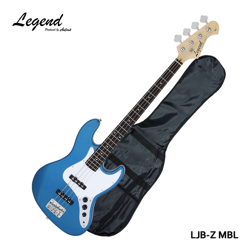 楽天市場】Legend ベースギター エレキベース LJB-Z B WH ジャズベース