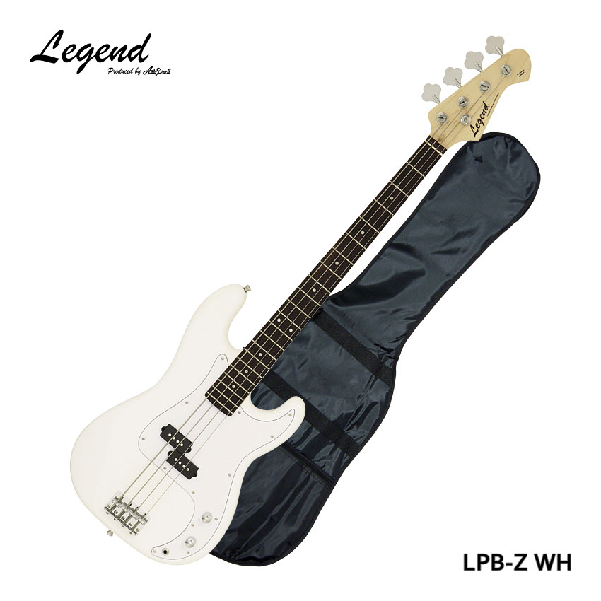 LEGEND LJB-Z B White エレキベース ジャズベタイプWH