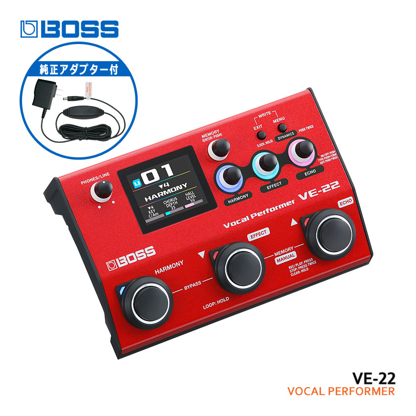 BOSS Vocal Echo VE-1 エフェクター【ACアダプター欠品】 BOSS Vocal Echo VE-1 エフェクター【ACアダプター欠品】 BOSS