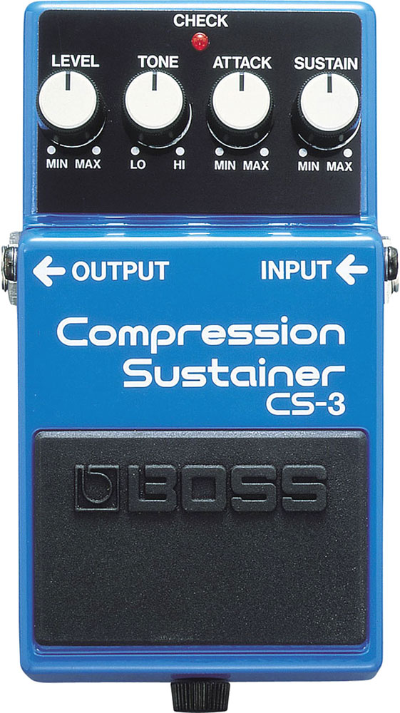 純正ACアダプター付きBOSS コンプレッションサスティナー CS-3