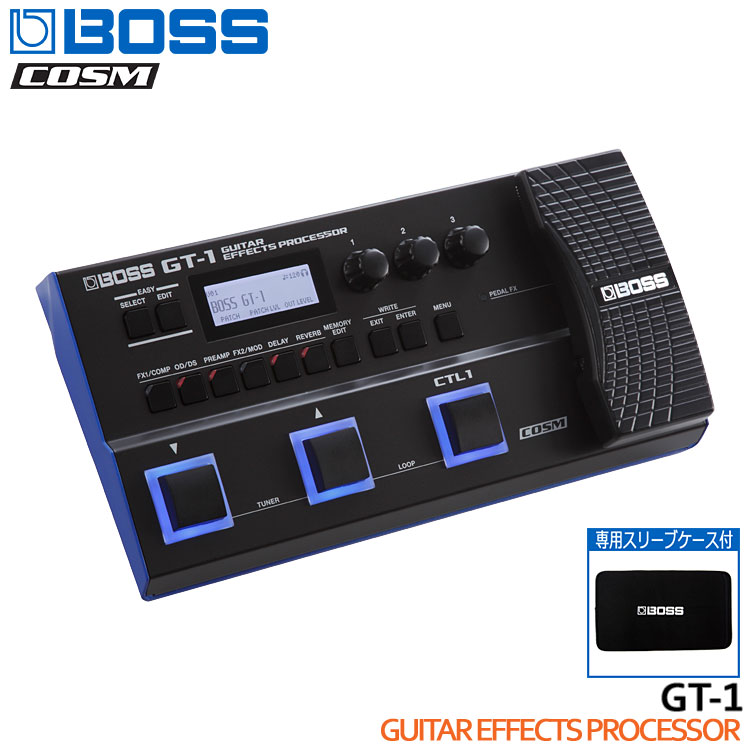 楽天市場】BOSS マルチエフェクター GT-1 純正アダプター&教科書セット 